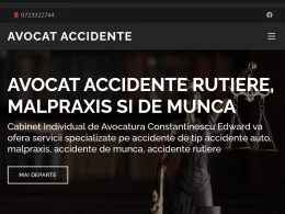 Avocat accidente de munca, auto, malpraxis, Constantinescu Edward